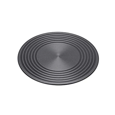 Afbeelding van QOTSTEOS Warmteverspreider voor gasfornuis, reductiemiddel vlam guard sudderring plaat anti aanbakplaat ringplaat gasfornuis glazen kookplaat converter, inductie adapterplaat (maat: 24 x 0,4 cm)