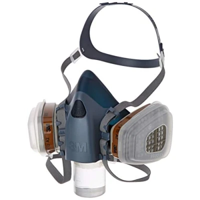 Afbeelding van 3M 7523L starterskit voor halfgelaatsmaskers met A2 P3 R filtercombinatie