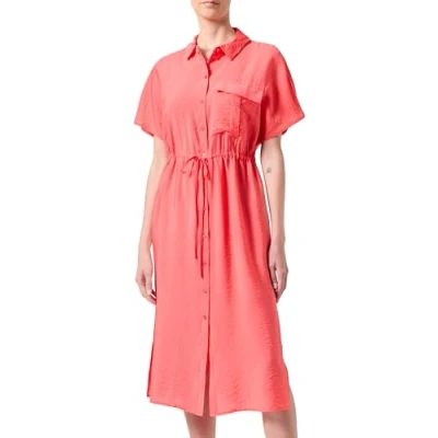 Afbeelding van VERO MODA VMIRIS S/S SHIRT CALF DRESS WVN GA Dames Mini jurken