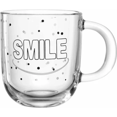 Afbeelding van Leonardo UFFICIO Thee/Koffiekop 400ml SMILE