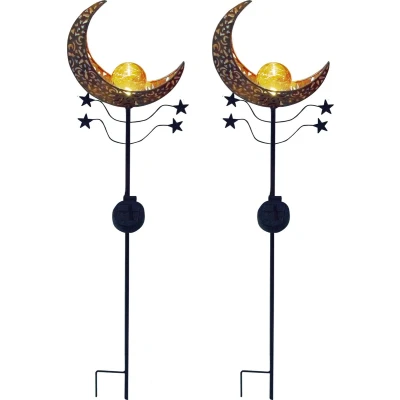 Afbeelding van Luxform staande verlichting Moon Mandala (set van 2) Batterij