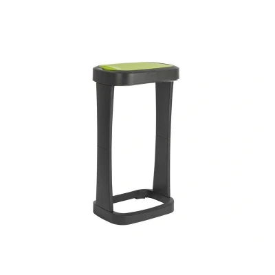 Afbeelding van Rival Vuilniszakhouder Flip Lid Groen/Zwart