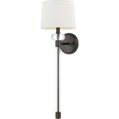 Afbeelding van Quoizel LED Wandlamp Barbour 1X E14 Max 40W Harbor Bronze