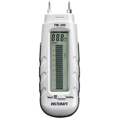 Afbeelding van VOLTCRAFT FM 200 Materiaalvochtmeter Meetbereik bouwvochtigheid 0.2 tot 2 %Vol. houtvochtigheid (bereik) 6 44
