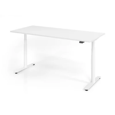 Afbeelding van XDLR 19 W 180x80 Bureau Elektrisch in hoogte verstelbaar. Wit 180 x 80 Tafelhoogte I verstelbaar