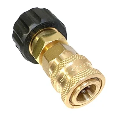 Afbeelding van Hogedrukreiniger slang adapter snelkoppeling Quick Connect M22 IG schroefdraad (M22 14mm op 1/4&quot; koppeling vrouwelijk)