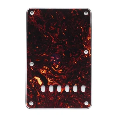 Afbeelding van Musiclily Vintage stijl Strat Tremolo Backplate voor Fender USA/Mexican Standard Stratocaster Moderne Stijl, 4 laags Tortoise Shell