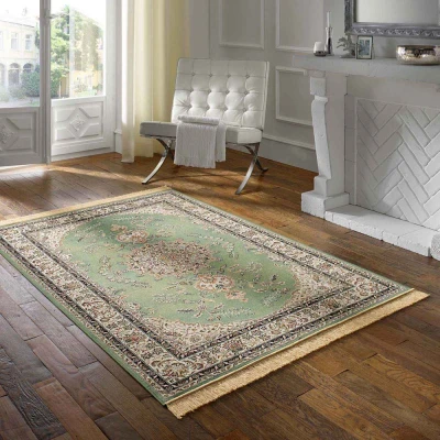 Afbeelding van Vloerkleed Klassiek Regal Victor Groen 67x105 Cm