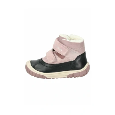 Afbeelding van Geox B Omar WPF C enkellaars voor babymeisjes, Zwarte Roos, 4 UK Child