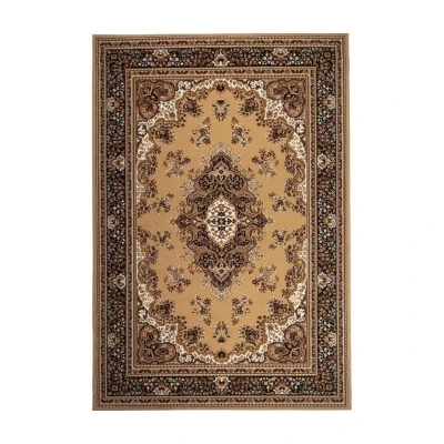 Afbeelding van Vintage Vloerkleed Bruin Perzisch Retro Nain Interieur05 160 x 225 cm