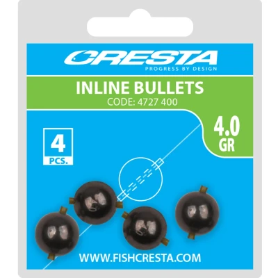 Afbeelding van Cresta Inline Bullets Schuifloodjes 3.00g 4 Stuks
