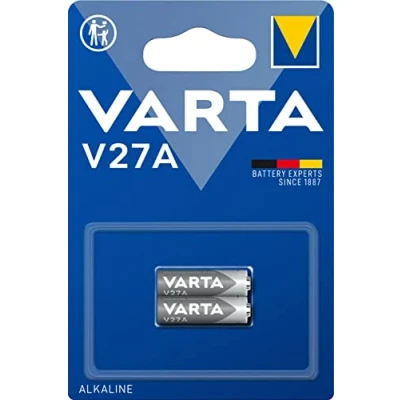 Afbeelding van VARTA Batterijen Alkaline Knoopcel V27A Knoopcellen (2 stuks, in originele blisterverpakking)