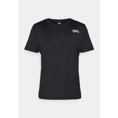 Afbeelding van The North Face Outdoor Graphic TEE Tshirt print, Heren, Maat: Small, Black
