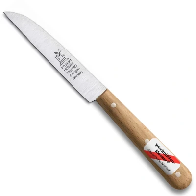 Afbeelding van Robert Herder Molenmes Aardappelmesje Klassiker RVS Recht Lemmet 85 mm Heft Beukenhout