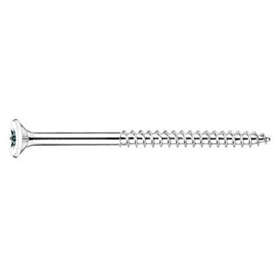 Afbeelding van Connex Universele schroeven 5,0 x 70 mm 1 kg grootverpakking verzonken kop TX Torx aandrijving gedeeltelijke schroefdraad blauw verzinkt/schroevenset/schroeven in zak / KL3245070