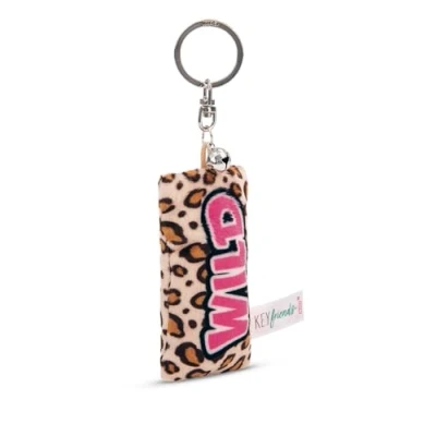 Afbeelding van NICI Sleutelhanger, mini pluche kussen, wild, 8 cm, met belletjes, kleurrijke trouwe metgezel voor rugzak of tas, sleutelhouder klein en groot 62097