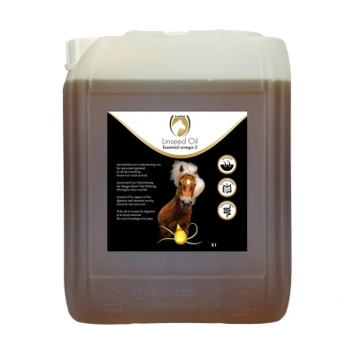 Afbeelding van Lijnzaadolie voor paarden 5l