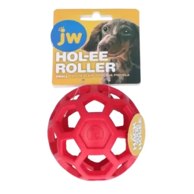 Afbeelding van Hondentraktatie Hol ee Roller Small 9 cm rood