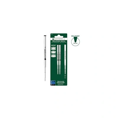 Afbeelding van Monteverde Soft Balpenvulling (Montblanc) Broad Black 2 Pc