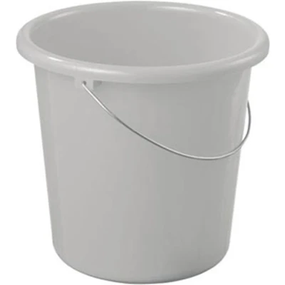 Afbeelding van Sunware Basic Emmer 10 ltr zilver