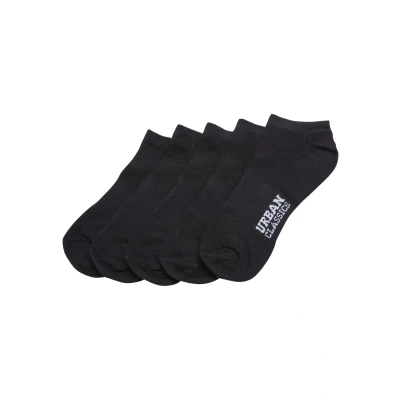 Afbeelding van Urban Classics LOGO NO SHOW 5PACK Enkelsokken, Heren, Maat: 35 38, Black