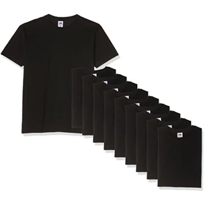 Afbeelding van FRUIT van DE LOOM Heren Super Premium T shirt met korte mouwen (Pack 10)