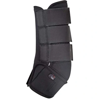Afbeelding van HKM Beenbeschermers Colour Neopreen Zwart/Zwart S