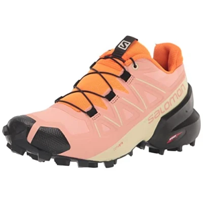 Afbeelding van SALOMON Trail Loopschoen SPEEDCROSS 5 dames , Blooming Dahlia / Black Vibrant Orange 36 EU