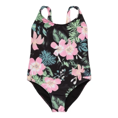 Afbeelding van Roxy Shadow Floral Badpak voor kinderen, Maat: 164, Black