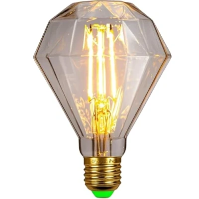 Afbeelding van TIANFAN Led lampen Vintage gloeilamp 4W Diamond Edison Bulb G95 220/240V E27 speciale decoratieve (Transparant)