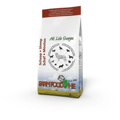 Afbeelding van 4x Farmfood HE Schaap Hondenvoer 4 kg