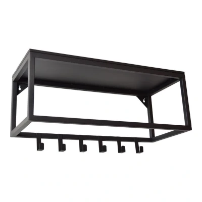 Afbeelding van LOFT42 Blacky Kapstok Zwart Metaal 6 haken