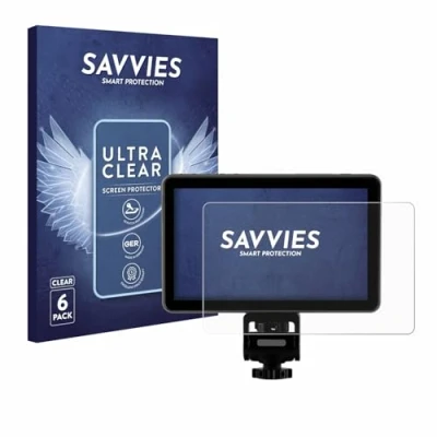 Afbeelding van Savvies Screenprotector voor Rollei Viltrox DC X3 6&quot; Folie Beschermfolie transparant (6 Stuks)