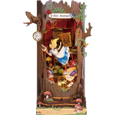 Afbeelding van Robotime Book Nook Alice Adventure TGB12 Knutselen Bouwpakket Hobby Boeken Creatief Miniatuur