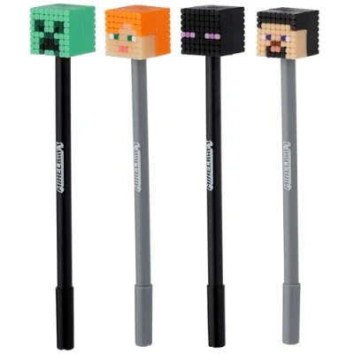 Afbeelding van Puckator trendige Kulis Schreibwaren &amp; Schulbedarf Minecraft feine Spitze Kugelschreiber Kuli (pro Stück)