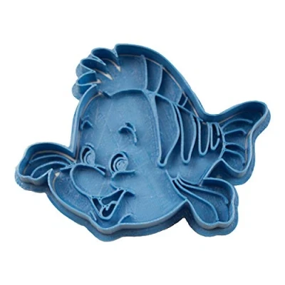 Afbeelding van Cuticuter Fabius zeemeerminstaart, blauw, 8 x 7 1,5 cm