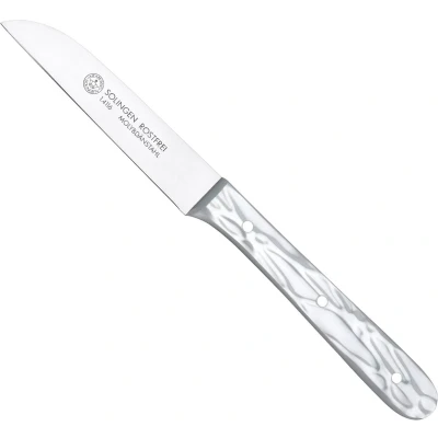 Afbeelding van RÖR Solingen Schilmes Recht RVS Lemmet 7.5 cm Heft Parelmoer