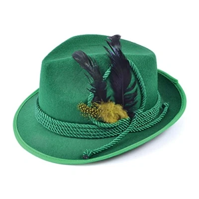 Afbeelding van Bristol Novelty BH516 Oktoberfest Hoed Vilt, Unisex Volwassene, One Size, Groen