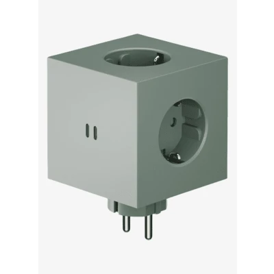 Afbeelding van Avolt Square 2 stekkerdoos USBC oak green