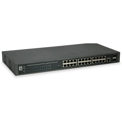 Afbeelding van LevelOne GEP 2652 Managed L2 Gigabit Ethernet (10/100/1000) Grijs Power over (PoE)