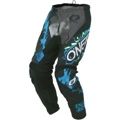 Afbeelding van O&#039;NEAL Motocrossbroek Kids MX Enduro uitzonderlijke bewegingsvrijheid, volledig gevoerd, rubberen bescherming pad voor extra Element Jeugdbroek Villain Grijs Maat 28