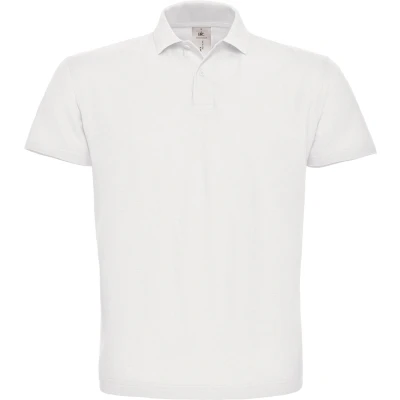 Afbeelding van Unisex Polo ID.001 Wit merk B&amp;C maat XL