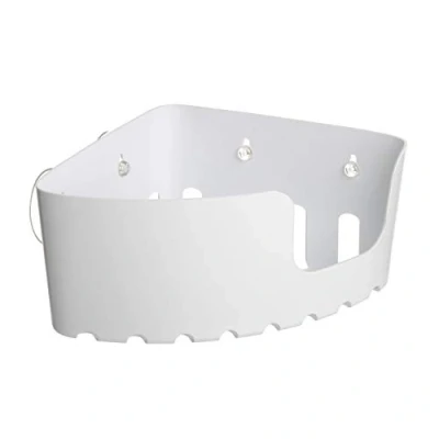 Afbeelding van TATAY Standaard Corner Storage Mand, Polypropyleen, Wit, One Size