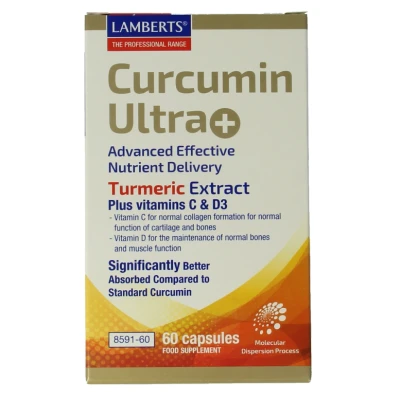 Afbeelding van Lamberts Curcumine ultra+ 60 capsules