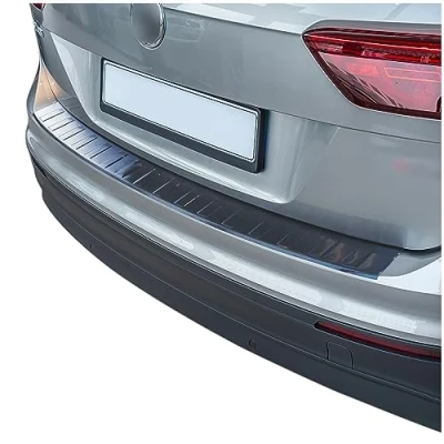 Afbeelding van tuning art L248 Roestvrijstalen Achterbumperprotector Zwart voor VW Tiguan 2