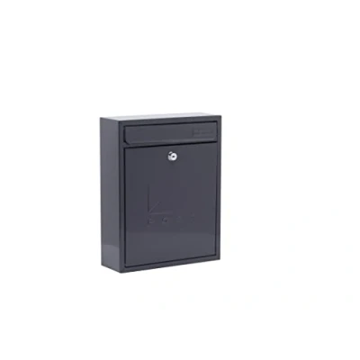 Afbeelding van Burg Wachter MB05A Antraciet Compact Wandmontage Gegalvaniseerd Staal Postbox 26x33x9cm