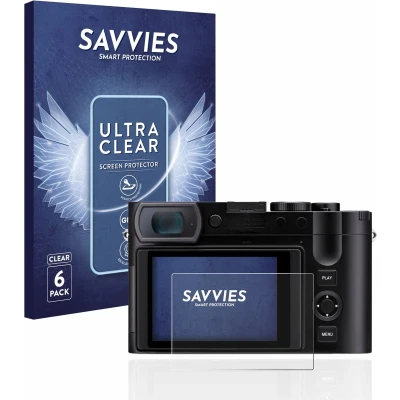 Afbeelding van Savvies (6 Stuks) Schermbeschermer voor Leica Q3 Screen Protector Ultra Transparant