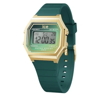 Afbeelding van ICE Watch digit retro Verdigris glow 023307 Horloge Siliconen Groen Ø 33 mm