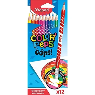 Afbeelding van Maped kleurpotlood ColorPeps Oops, 12 potloden in een kartonnen etui