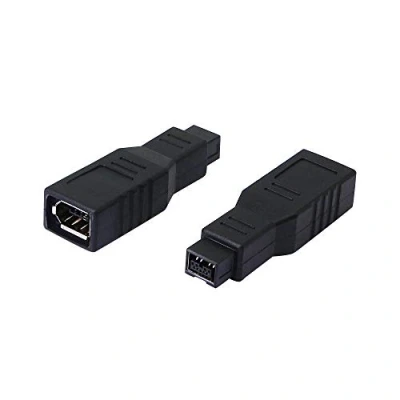 Afbeelding van CERRXIAN IEEE 1394 Type FireWire 400 tot 800 6 Pin Vrouwelijke Poort naar 9 Mannelijke FW Connector Adapter (2 PACK)